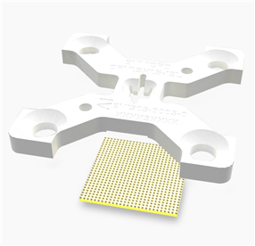 Conductive adhesive scheme